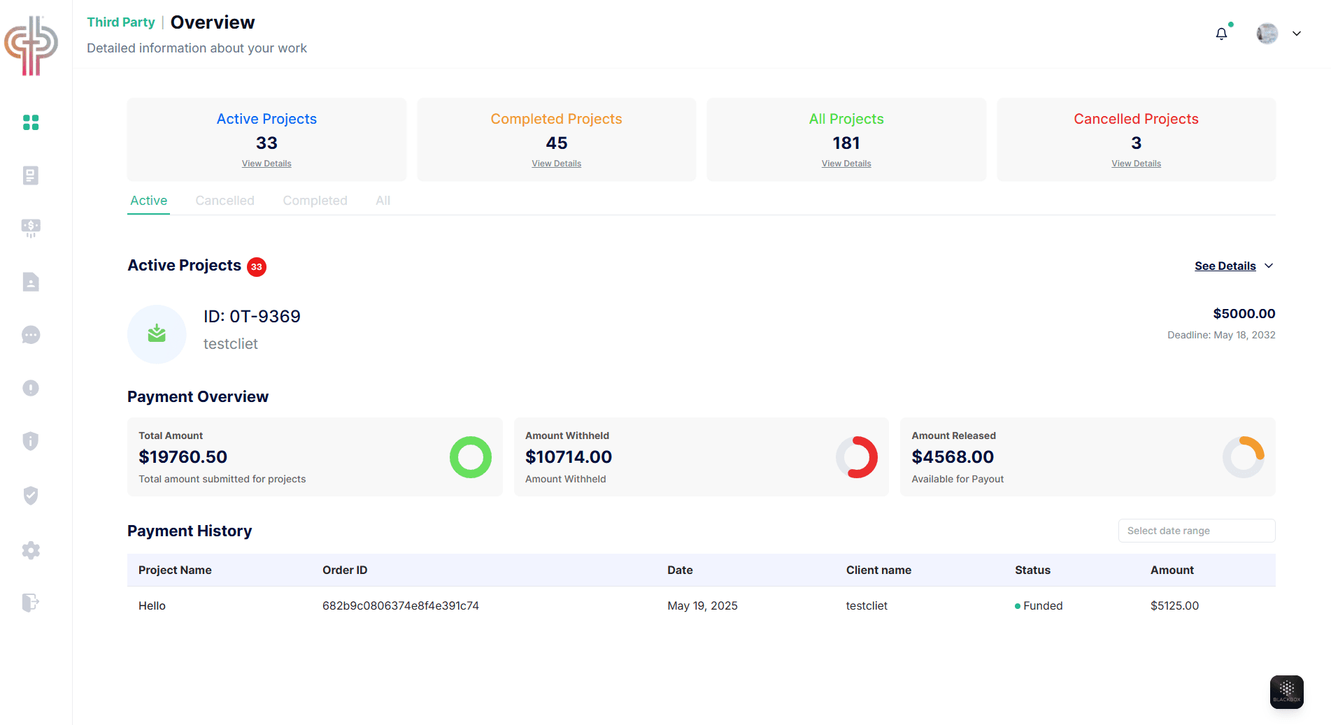 Third Party Digital Escrow Platform screenshot 2