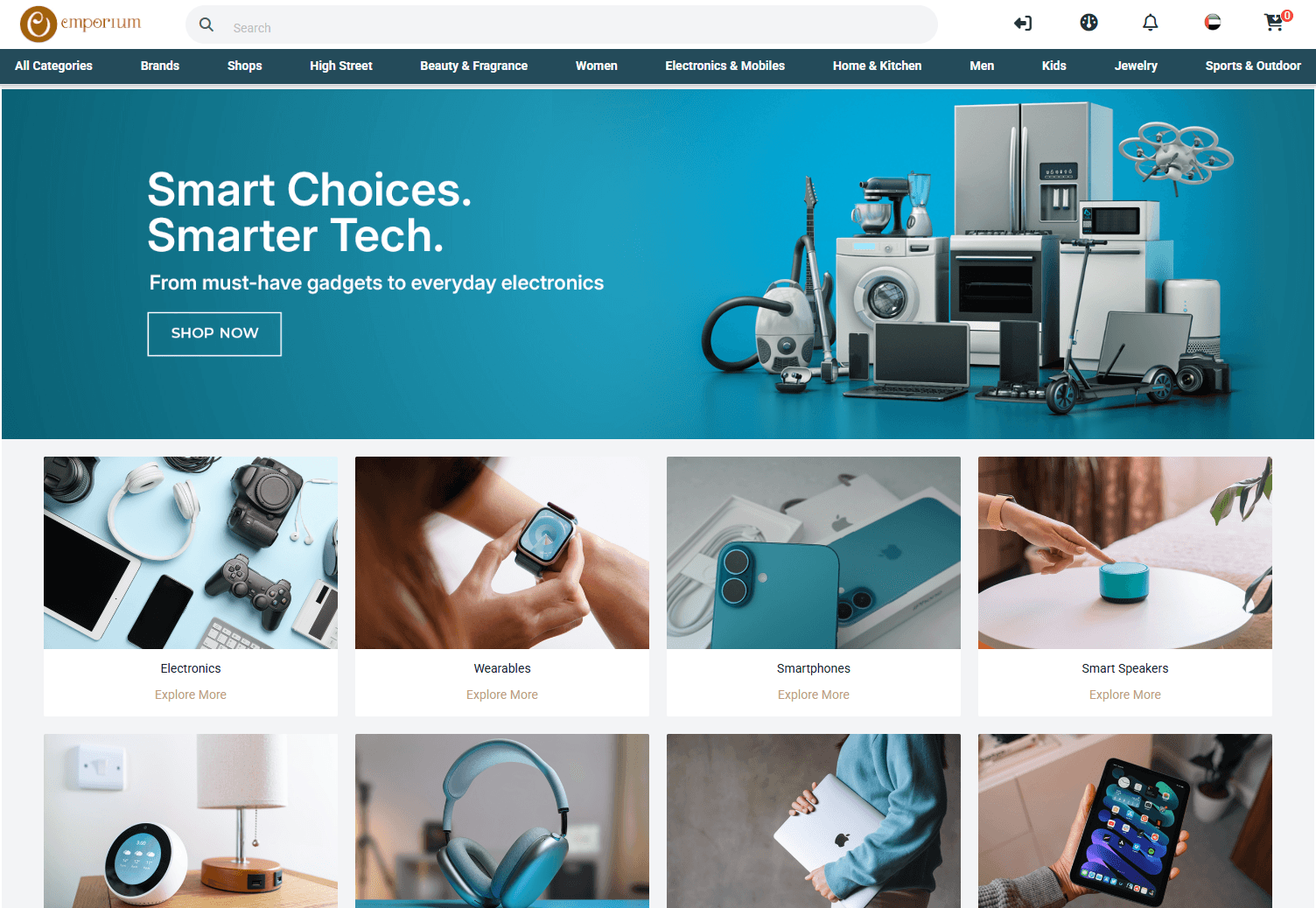 Emporium Luxury E-commerce Platform screenshot 3