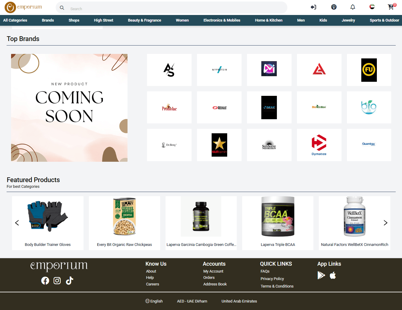 Emporium Luxury E-commerce Platform screenshot 4